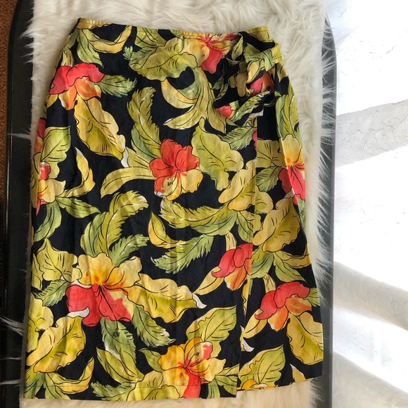 ➰Sassy Tropical Apron Skirt - Picture 2 of 4
